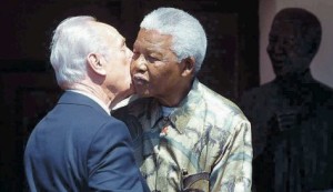 A strong bond of friendship existed between the Late President Shimon Peres and President Nelson Mandela - Mandela understood that there was no basis to the libel of Israel Apartheid